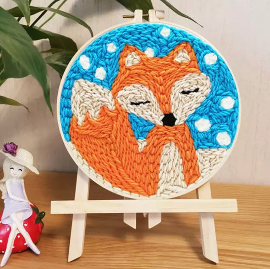 Punch Needle Embroidery تطريز بقلم الإبره