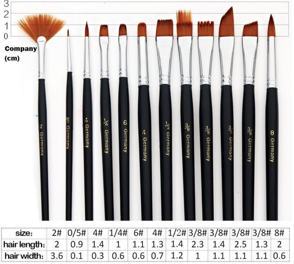 Painting brushes فرش تلوين