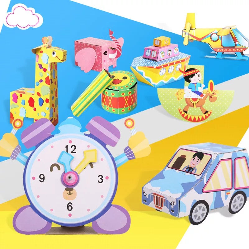 Kids paper crafts اشغال ورقيه للاطفال