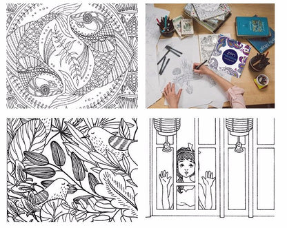 relaxing Coloring book تلوين الاسترخاء