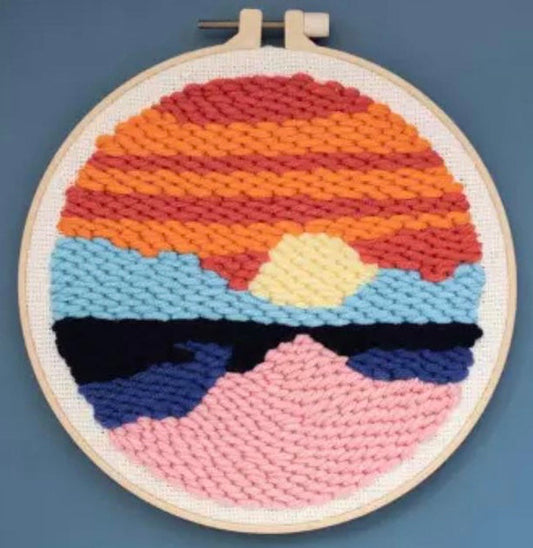 Punch Needle Embroidery تطريز بقلم الإبره