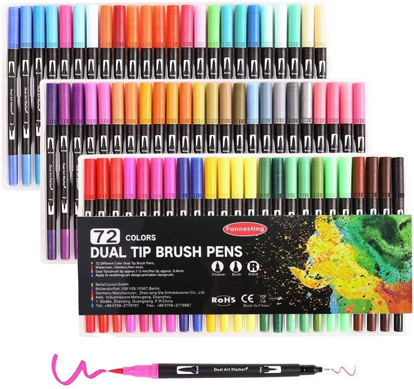 Dual Markers Pen الوان ماركة دويل