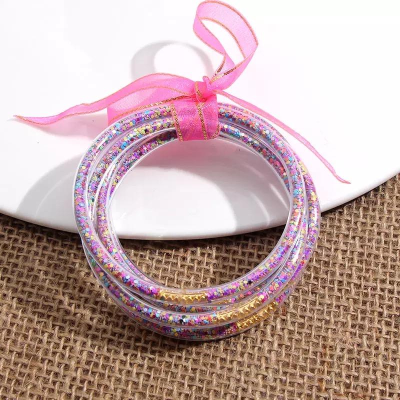أساور ربل لامعة Glitter Bangles Set