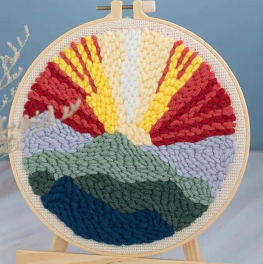 Punch Needle Embroidery تطريز بقلم الإبره