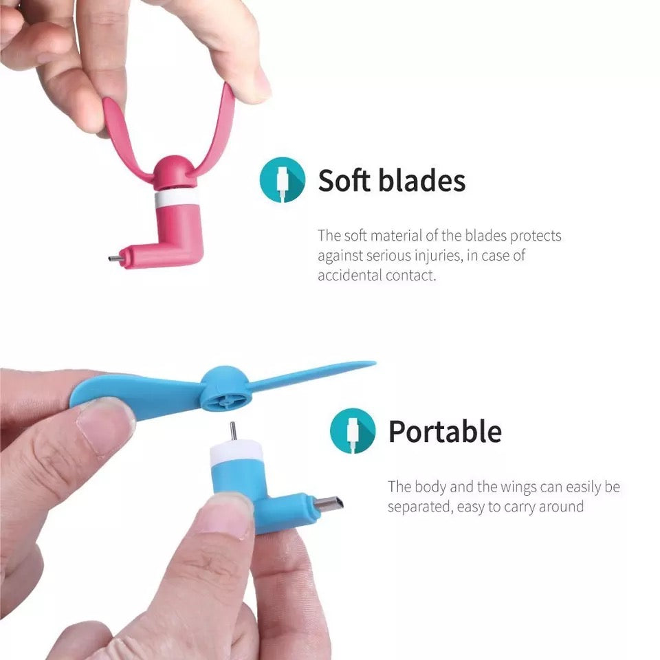 Mobile fan مروحة هاتف