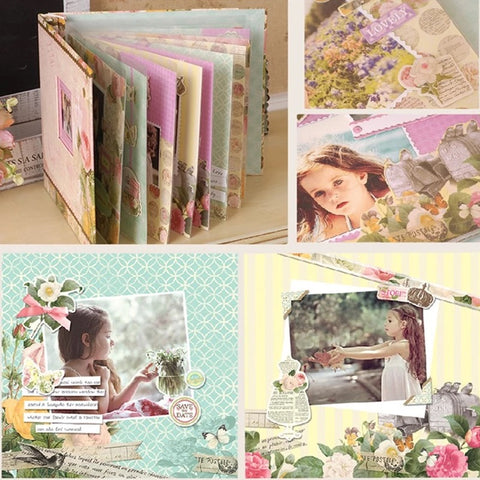 Vintage Scrapbook Kit  ألبوم صور خاص لطفلك