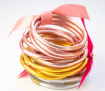 أساور ربل لامعة Glitter Bangles Set