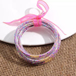 أساور ربل لامعة Glitter Bangles Set