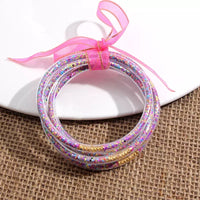 أساور ربل لامعة Glitter Bangles Set