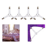 ٤ قطع لشرشف السريرbed sheet clips 4 pcs